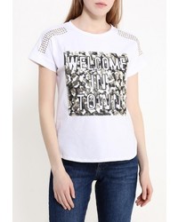 Женская белая футболка от B.Style