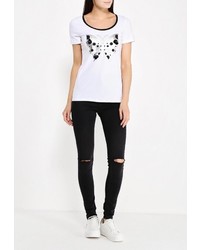 Женская белая футболка от B.Style