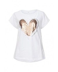 Женская белая футболка от B.Style