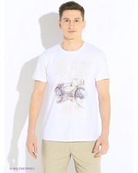 Мужская белая футболка от BAGGAGE