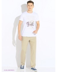 Мужская белая футболка от BAGGAGE