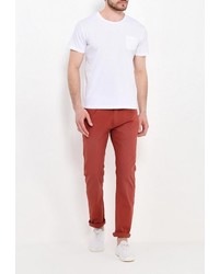 Мужская белая футболка от Bagutta