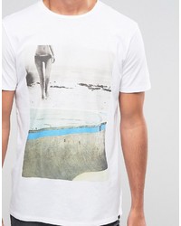 Мужская белая футболка от Globe