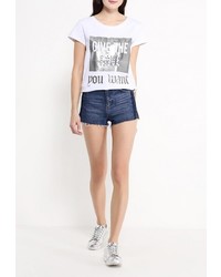 Женская белая футболка от Besh