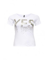 Женская белая футболка от Bestia Donna