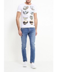 Мужская белая футболка от BLEND