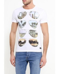 Мужская белая футболка от BLEND