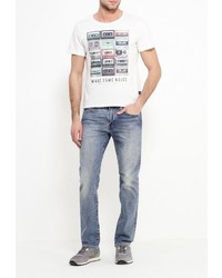 Мужская белая футболка от BLEND