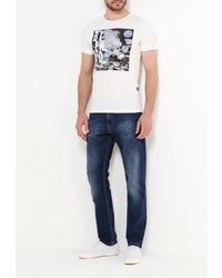 Мужская белая футболка от BLEND