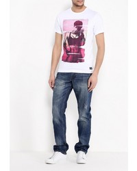 Мужская белая футболка от BLEND