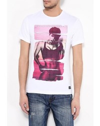 Мужская белая футболка от BLEND