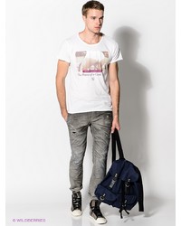 Мужская белая футболка от Boom Bap Wear