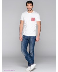 Мужская белая футболка от Bramante