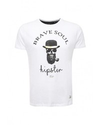 Мужская белая футболка от Brave Soul