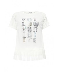 Женская белая футболка от Brigitte Bardot