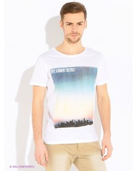 Мужская белая футболка от Broadway