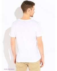 Мужская белая футболка от Broadway