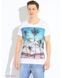 Мужская белая футболка от Broadway