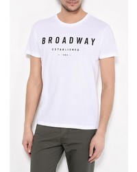 Мужская белая футболка от Broadway