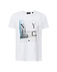 Мужская белая футболка от Broadway