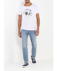 Мужская белая футболка от Broadway