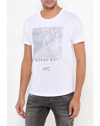 Мужская белая футболка от Broadway