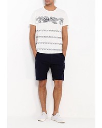 Мужская белая футболка от Broadway