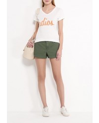 Женская белая футболка от Broadway