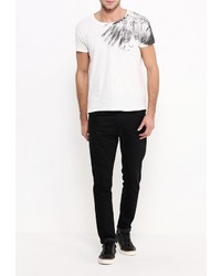 Мужская белая футболка от Broadway