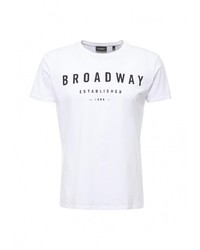 Мужская белая футболка от Broadway