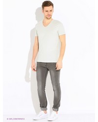 Мужская белая футболка от Broadway