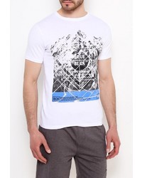 Мужская белая футболка от Bruebeck