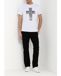 Мужская белая футболка от Bruebeck