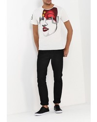 Мужская белая футболка от Bruebeck