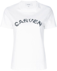 Женская белая футболка от Carven