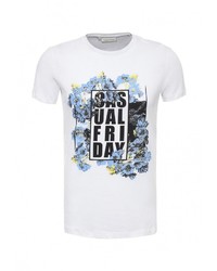 Мужская белая футболка от Casual Friday by Blend