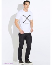Мужская белая футболка от Caterpillar
