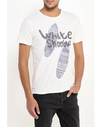 Мужская белая футболка от Celio