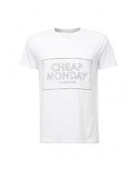 Мужская белая футболка от Cheap Monday