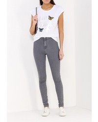 Женская белая футболка от Chic Chic