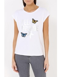 Женская белая футболка от Chic Chic