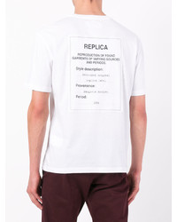 Мужская белая футболка от Maison Margiela