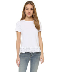 Женская белая футболка от Clu
