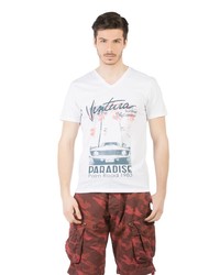 Мужская белая футболка от Colin's