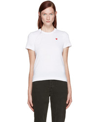 Женская белая футболка от Comme des Garcons