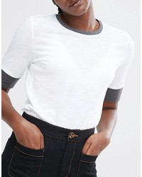 Женская белая футболка от Monki