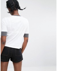 Женская белая футболка от Monki