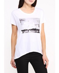 Женская белая футболка от Converse