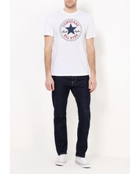 Мужская белая футболка от Converse