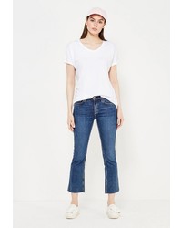 Женская белая футболка от Converse